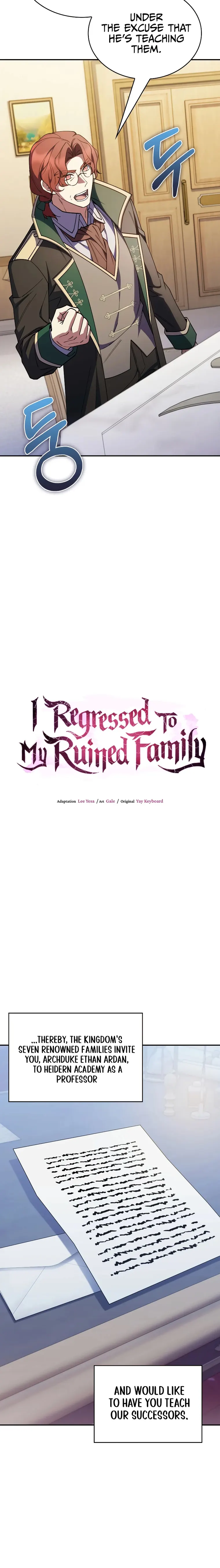 Let's Read I Regressed to My Ruined Family - Chapter 78 Manga Manhwa Comic toon Online Everyday English Translation on Reaper Scan